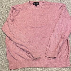 Bonobos Men's Crewneck Sweater in Soft Pink